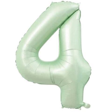 Balon broj 4 - 34”, Zelena — Boom Baloni Podgorica