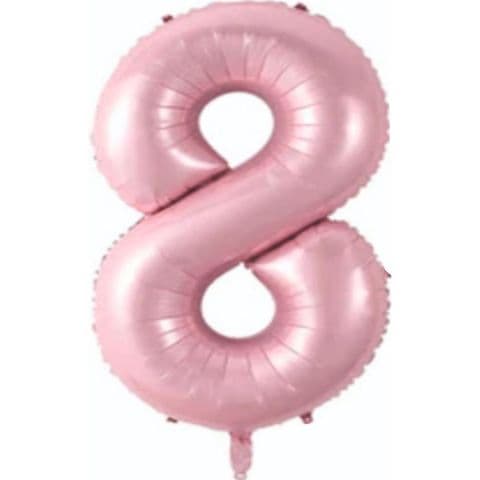 Balon broj 8 - 34”, Roza — Boom Baloni Podgorica