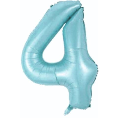 Balon broj 4 - 34”, Plava — Boom Baloni Podgorica