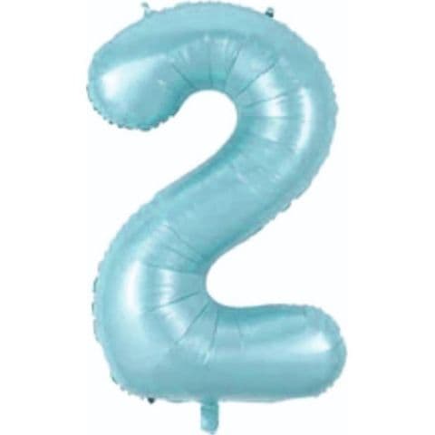 Balon broj 2 - 34”, Plava — Boom Baloni Podgorica