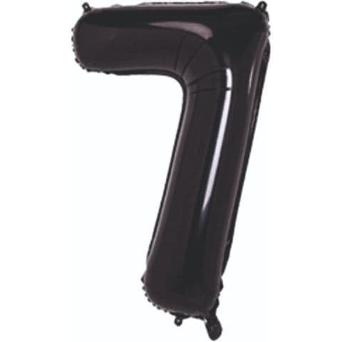 Balon broj 7 - 34”, Crna — Boom Baloni Podgorica
