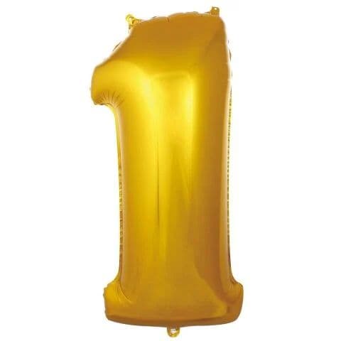 Balon broj 1 - 40”, Zlatna — Boom Baloni Podgorica