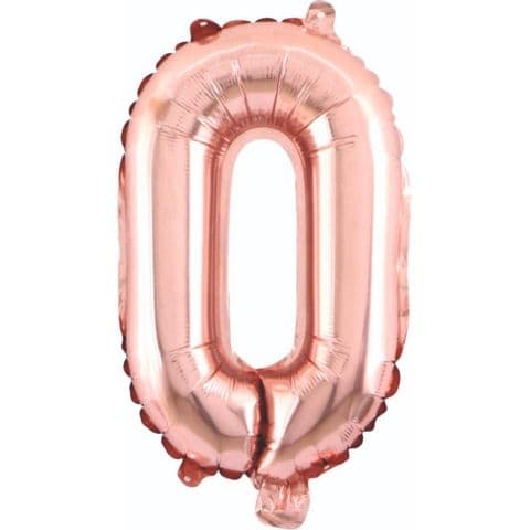 Balon broj 0 - 40”, Zlatno-Roze — Boom Baloni Podgorica