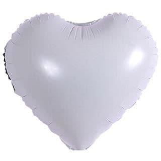 Balon Srce - 18”, Bela — Boom Baloni Podgorica